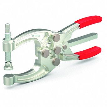 Toggle Clamp: Two-Way Trigger, 1 Spindles, Steel, 10 lbf Holding Capacity - Min