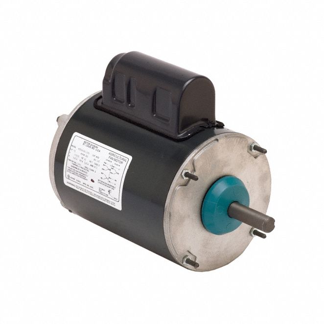 Agricultural Fan Motor: Single Phase, Cradle Base, Split-Phase, 1/2 hp, 1, 725 RPM, Auto