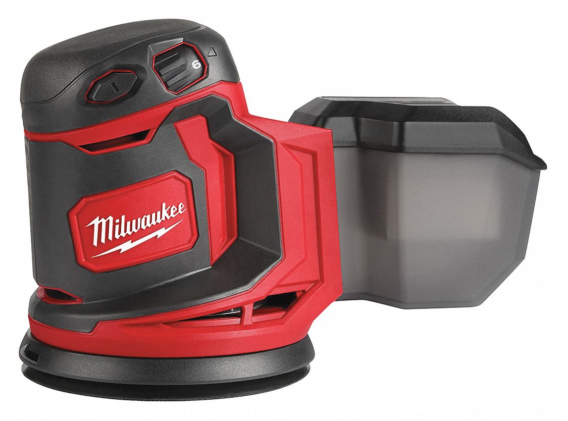 MILWAUKEE Cordless Sander, 18.0V, 5" Wheel Dia. 483F35264820 Grainger