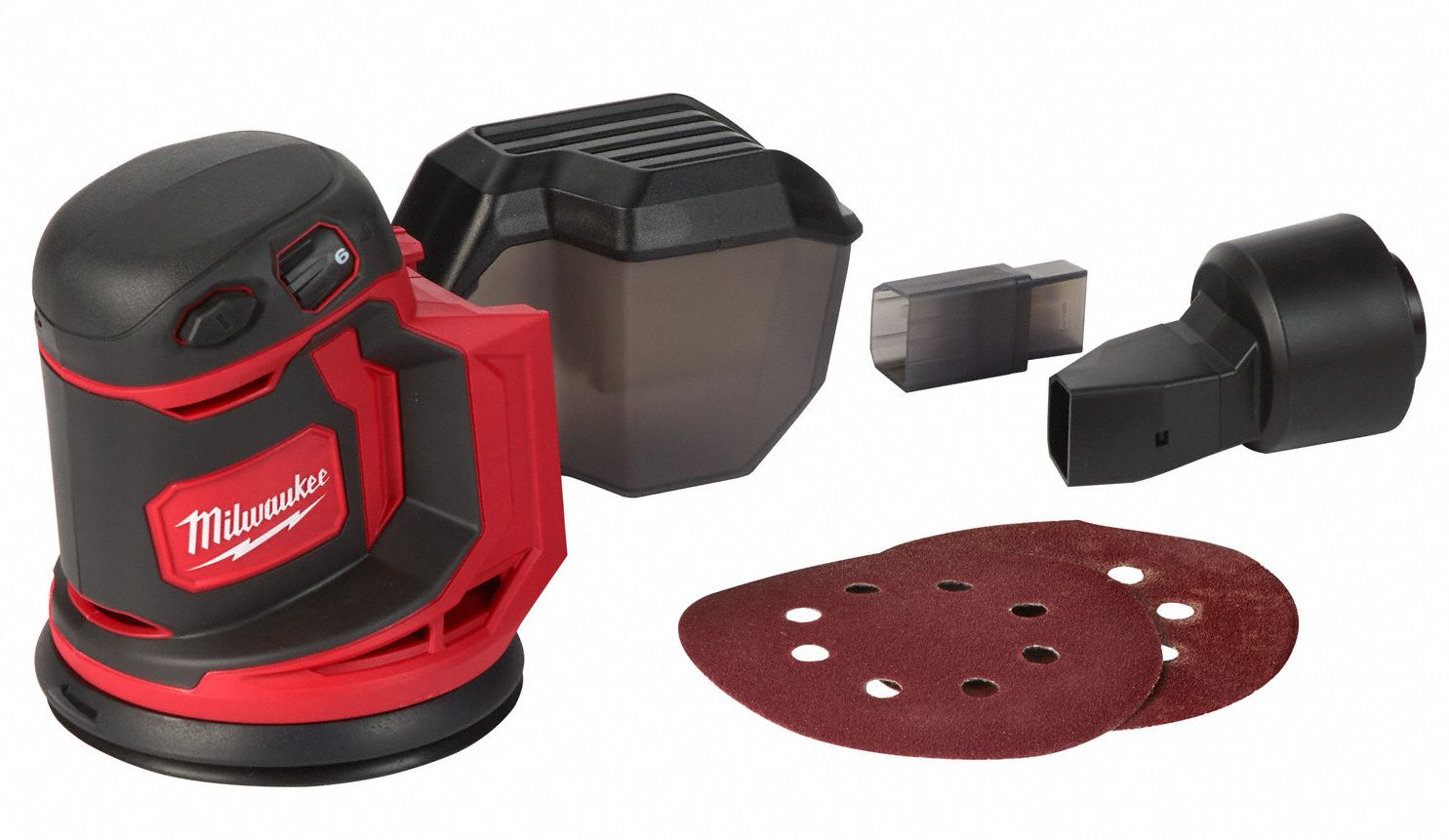 MILWAUKEE Cordless Sander, 18.0V, 5" Wheel Dia. 483F35264820 Grainger