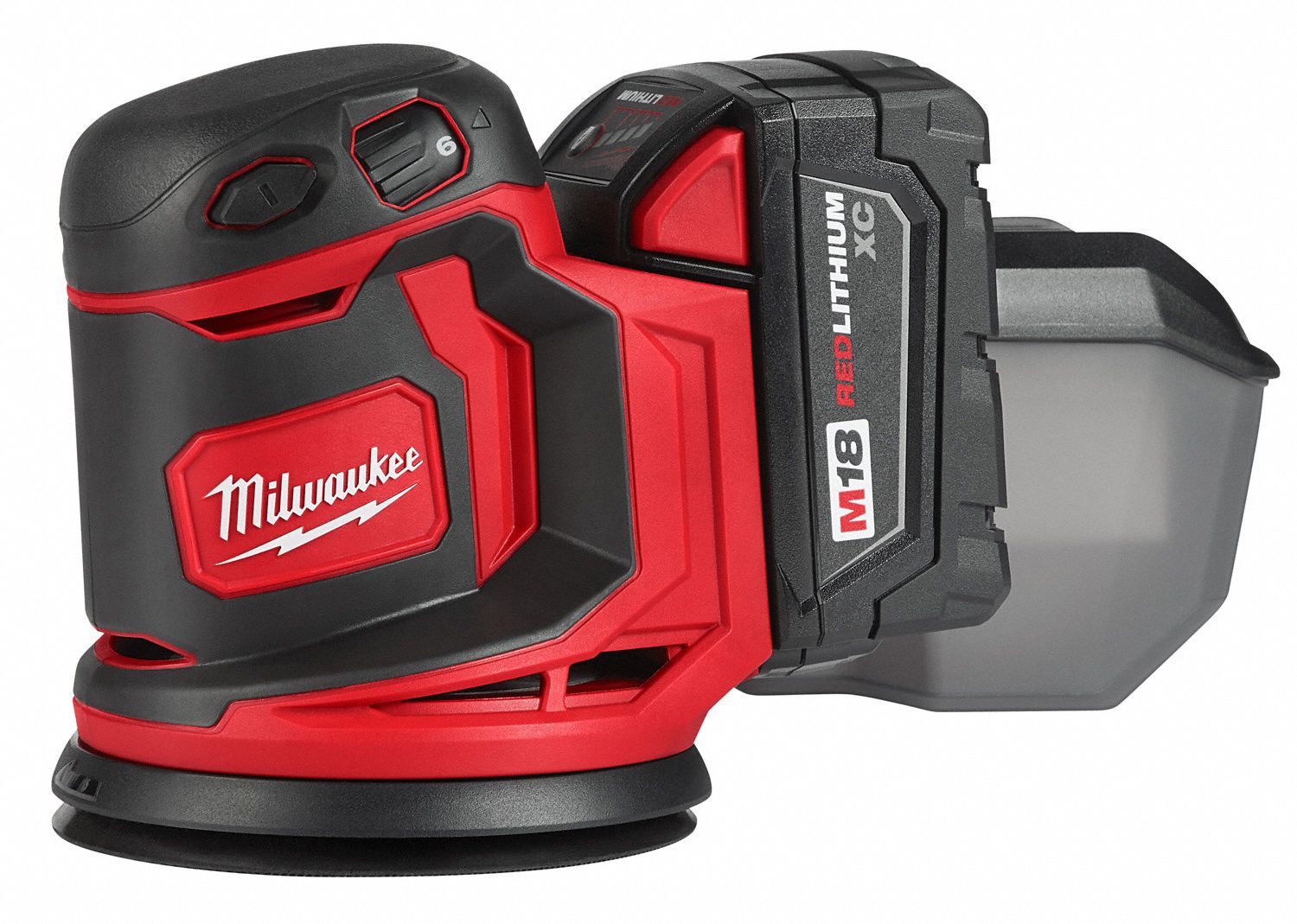 MILWAUKEE Cordless Sander, 18.0V, 5" Wheel Dia. 483F36264821 Grainger