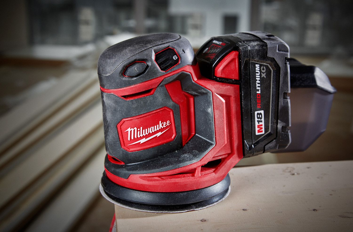 MILWAUKEE Cordless Sander, 18.0V, 5" Wheel Dia. 483F35264820 Grainger