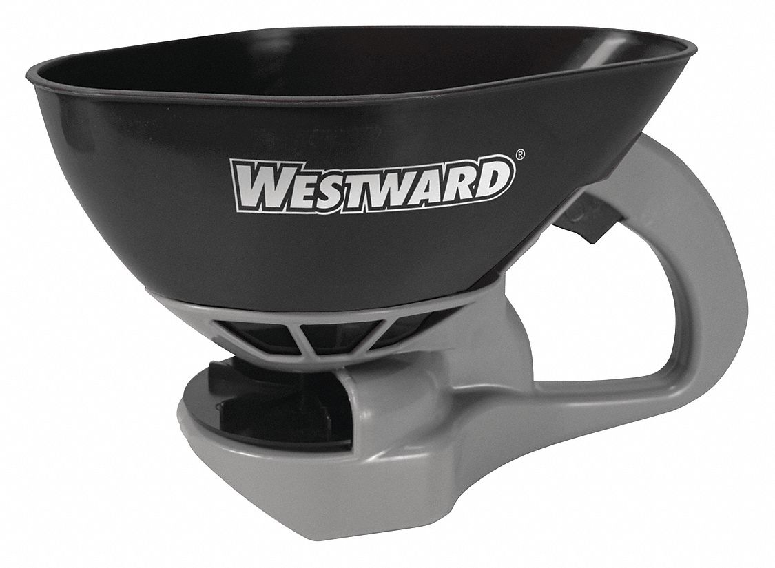WESTWARD 8708A Handheld Broadcast Spreader,Cap. 3.3 lb. 483F40