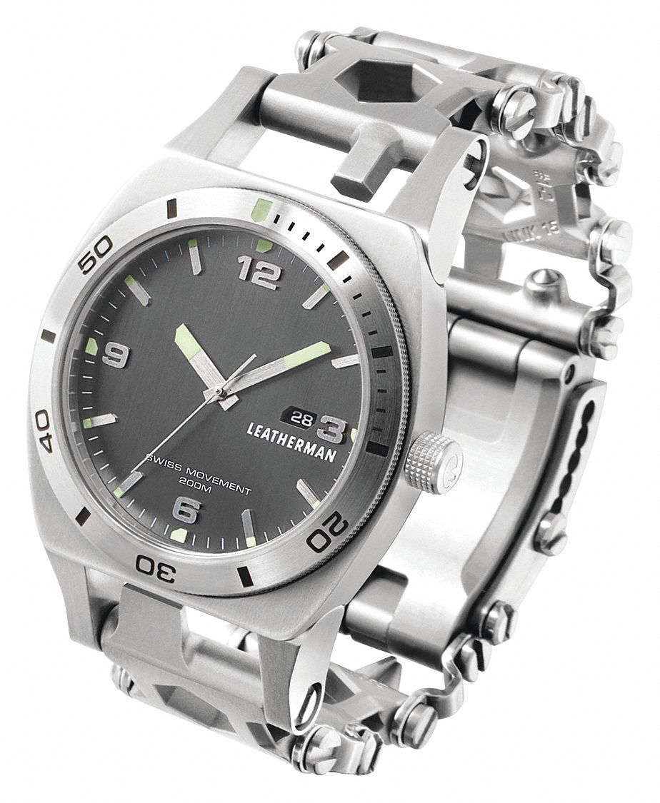 LEATHERMAN MultiTool Wearable Bracelet, Stainless Steel, Number of