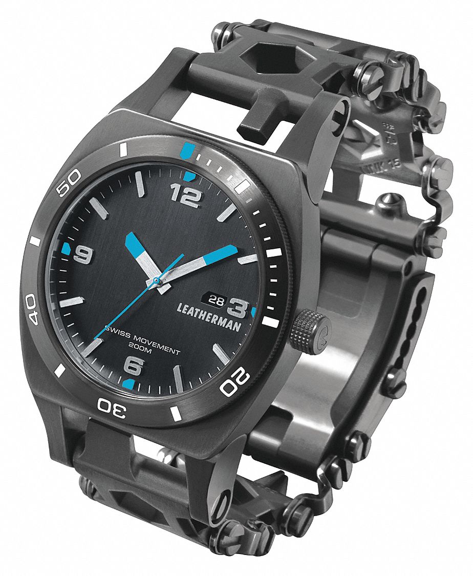 LEATHERMAN MultiTool Bracelet, 30 Functions 483F53832420 Grainger