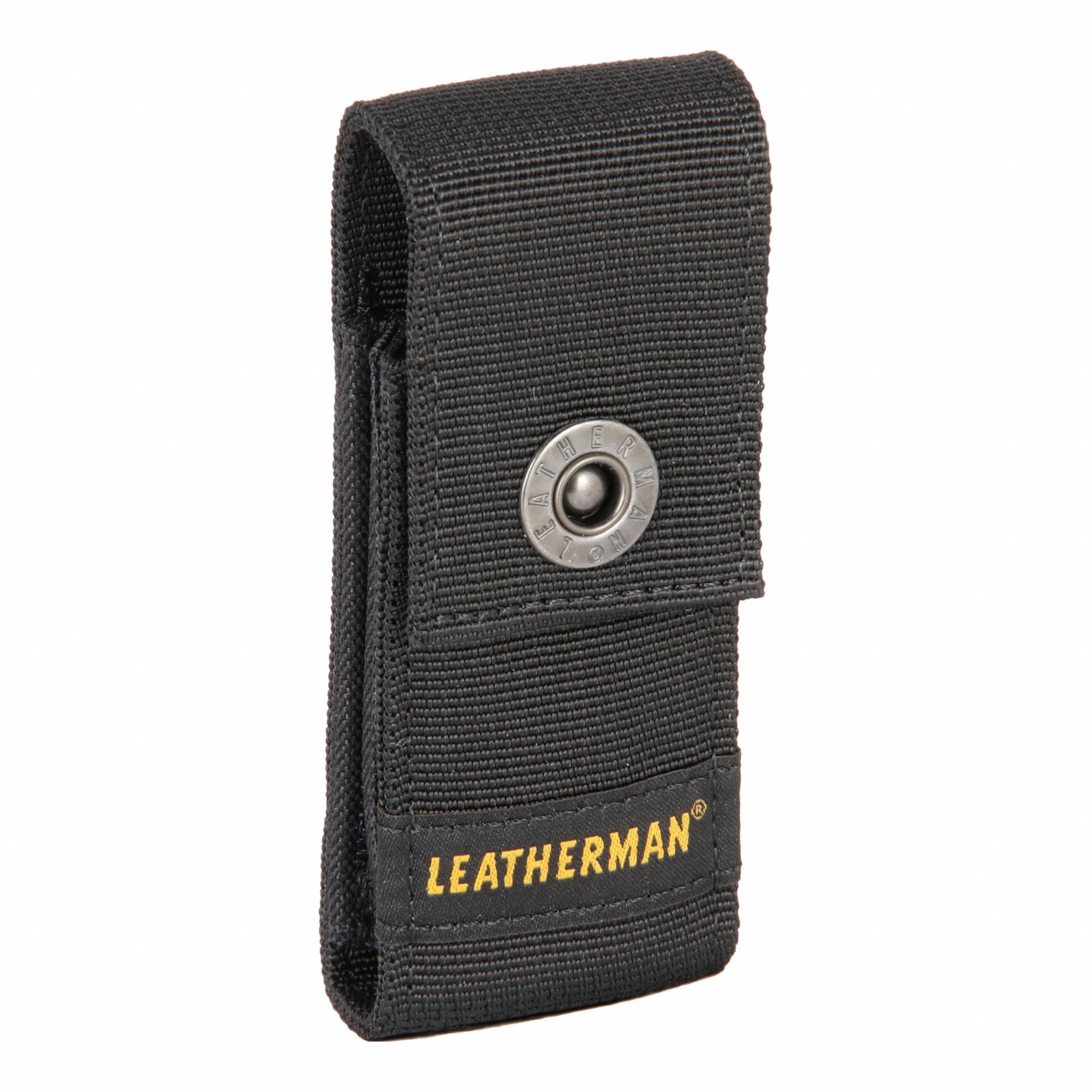 Tool Sheath: For 1 3/4 in Belt Wd - Max, 1 Pockets, Black, Nylon