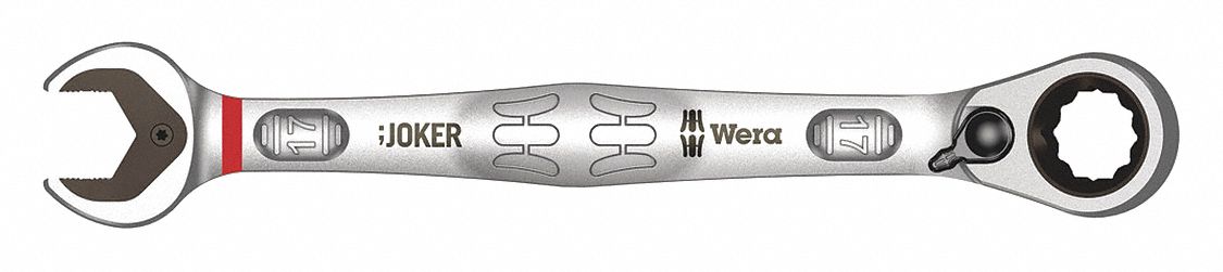 CLE MIXTE A CLIQUET, METRIQUE, TETE 17MM