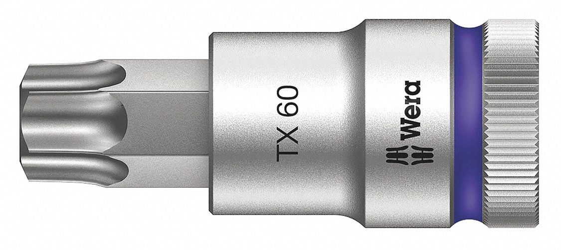 SOCKET BIT,TORX(R),TX60 TIP SIZE