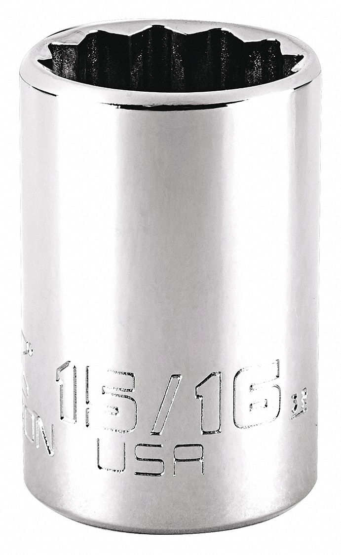 Socket,  Steel,  Chrome,  30 mm