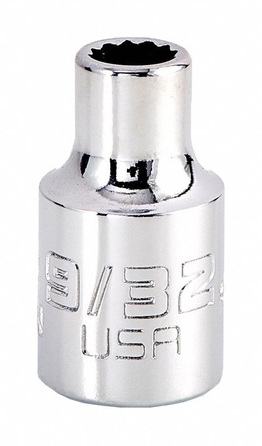 Socket, Stl, 12P9/32in,