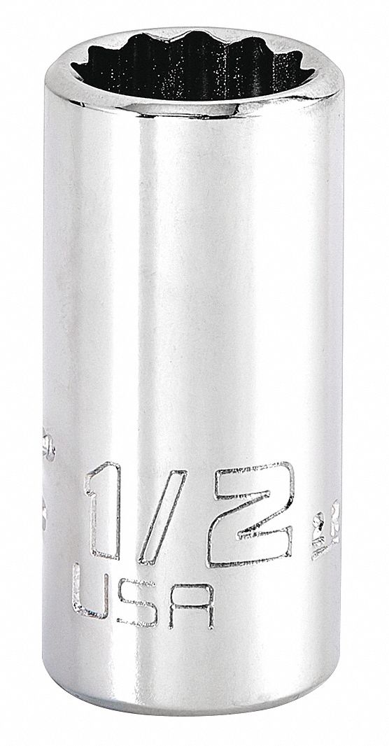 Socket, Stl, 12P1/2in,