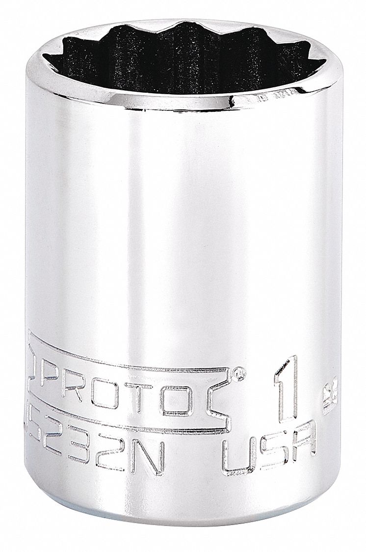 Socket, Stl, 12P1in,