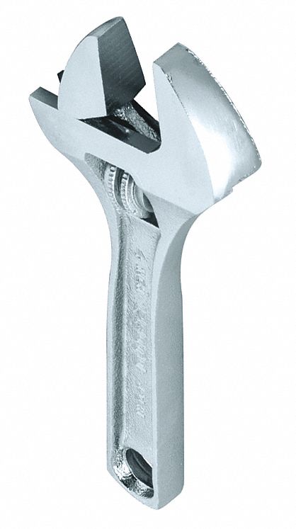 ADJ. WRENCH,ALLOY STEEL,CHROME,12IN