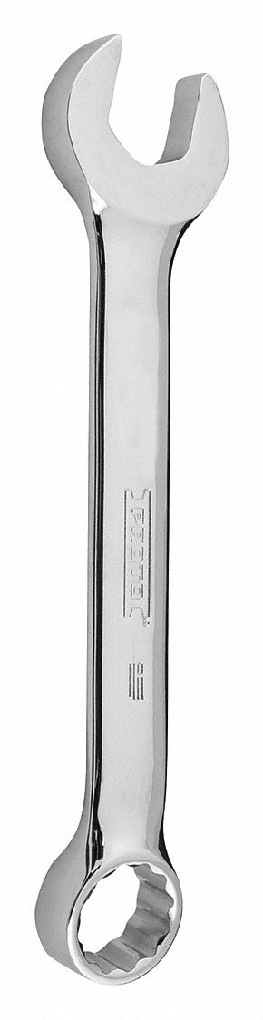 Combination Wrench: Alloy Steel, Chrome, 13/16 in Head Size, 7 3/4 in Overall Lg, Offset