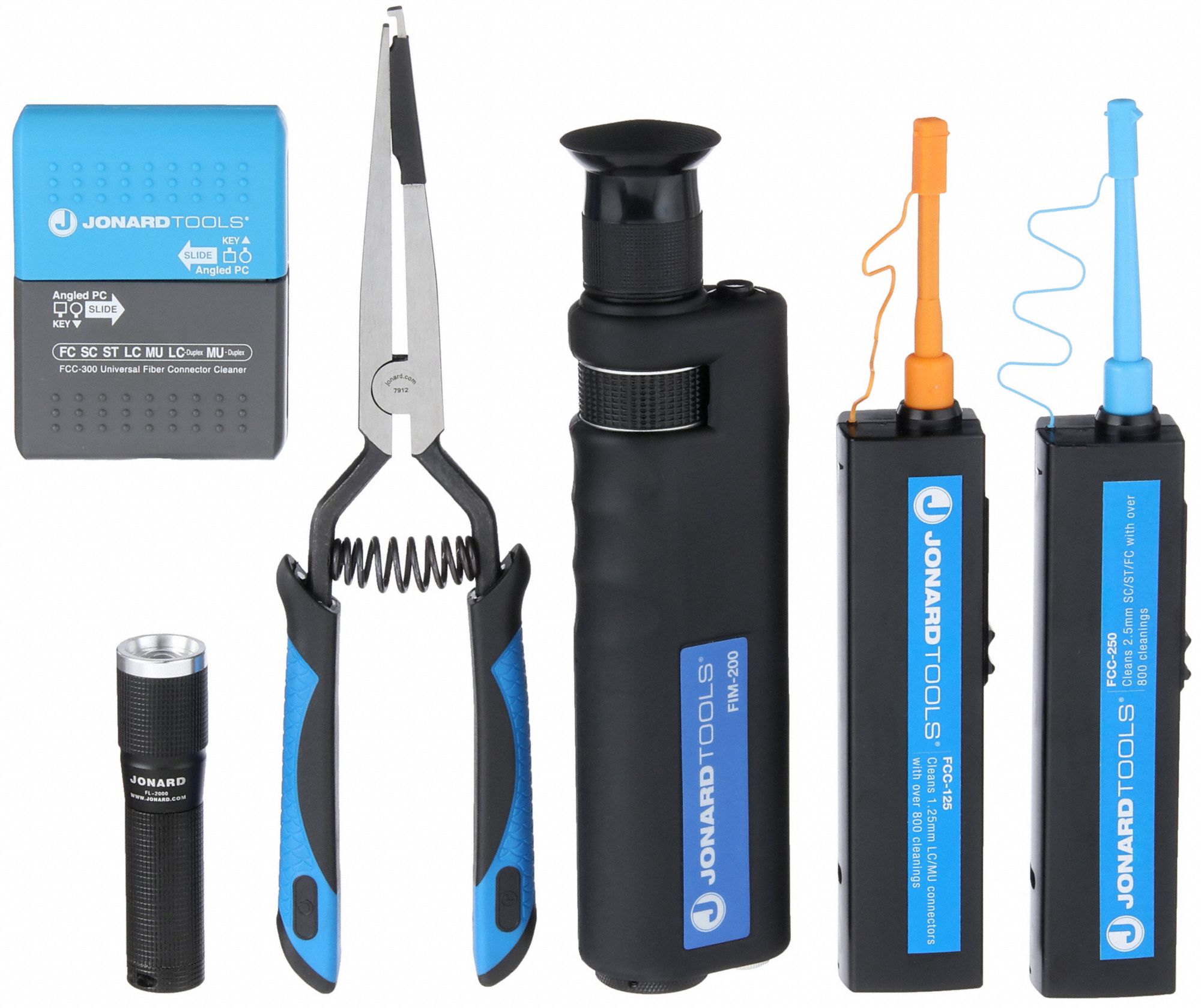 Fiber Optic Connector Cleaning and Inspection Kit Fiber Optic Connector End Faces Cleaning and Inspection