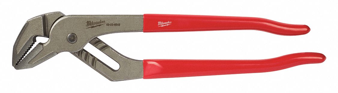 Tongue and Groove Plier, Overall 12" L