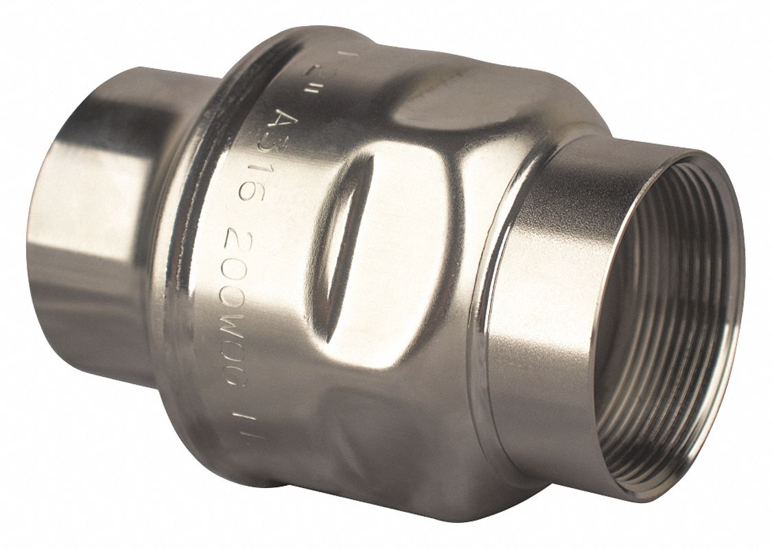 CHECK VALVE,2 5/8 IN L,SINGLE