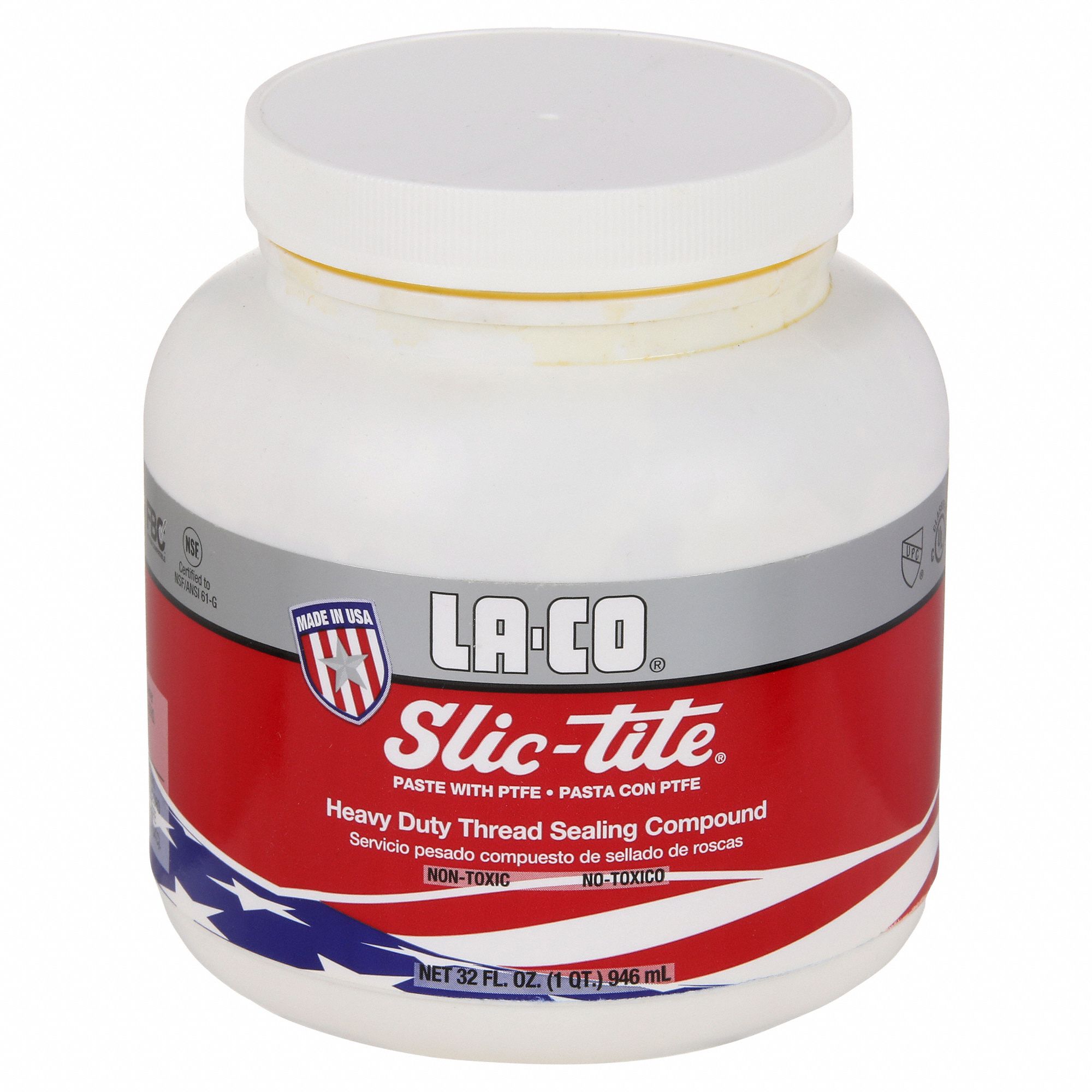 LACO, SlicTite, 32 fl oz, Pipe Thread Sealant 483M4542013 Grainger