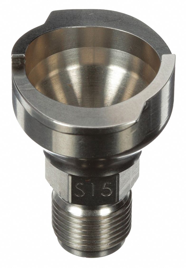 3M Spray Gun Adapter, 3/8" Male, 19 Thread, SS 483M7826046 Grainger