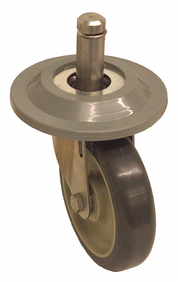 Wall-Protect Friction-Ring Stem Caster
