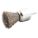 END BRUSH, CRIMPED STAINLESS STEEL, 1 IN DIAMETER, 0.006 IN FILL DIAMETER, ¼ IN SHANK