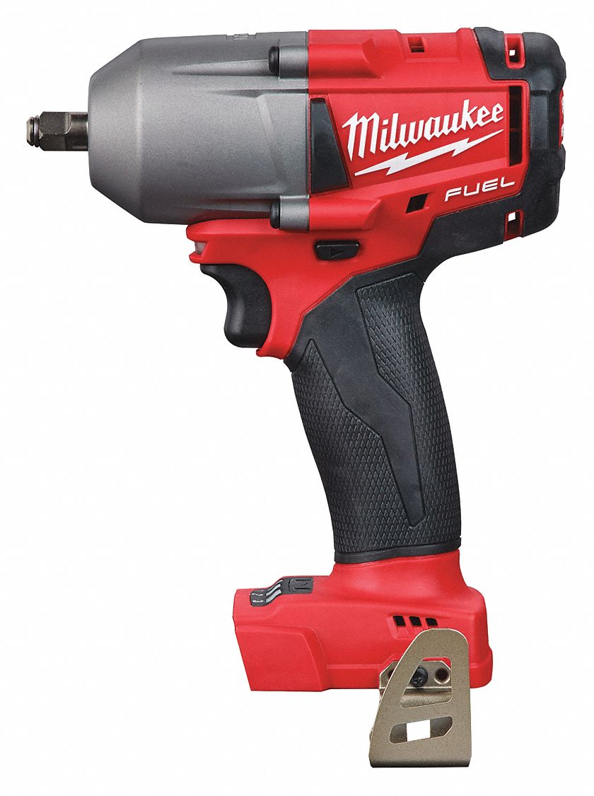MILWAUKEE Cordless, Impact Wrench, 18V DC, 600 ftlb Breakaway Torque