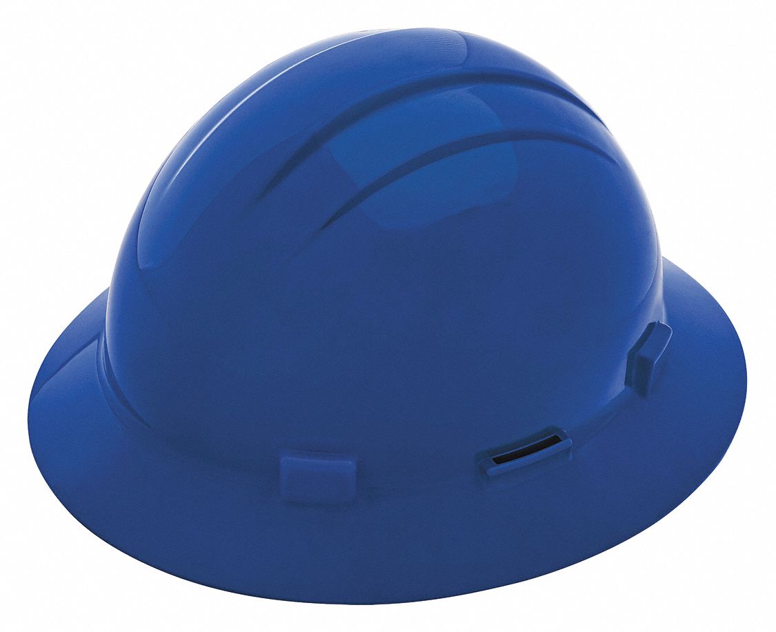 ERB SAFETY Hard Hat, Type 1, Class E, Pinlock, Blue 483R2419296