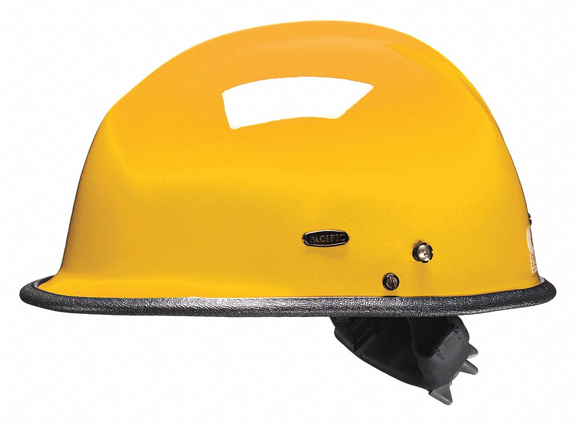 Yellow Rescue Helmet, Shell Material: Kevlar(R) Composite, Ratchet Suspension, Fits Hat Size: One Si