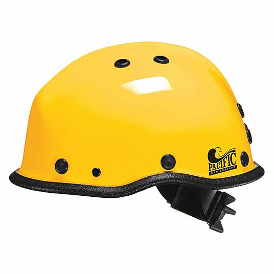 Rescue Helmet: One Size Fits Most Fits Hat Size, Yellow, Kevlar(R) Composite, Modern, Ratchet