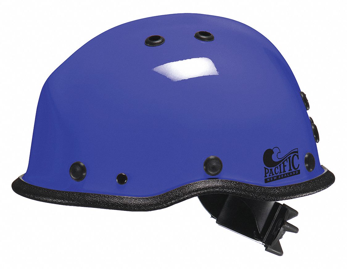 Rescue Helmet: One Size Fits Most Fits Hat Size, Blue, Kevlar(R) Composite, Modern, Ratchet