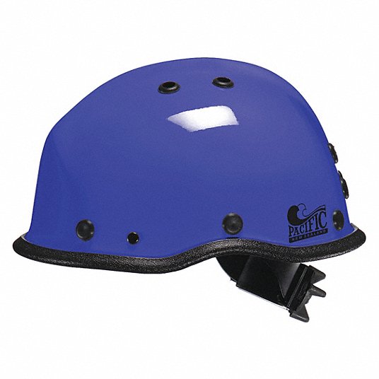 Rescue Helmet: One Size Fits Most Fits Hat Size, Blue, Kevlar(R) Composite, Modern, Ratchet
