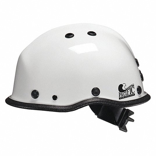 Rescue Helmet: One Size Fits Most Fits Hat Size, White, Kevlar(R) Composite, Modern, Ratchet
