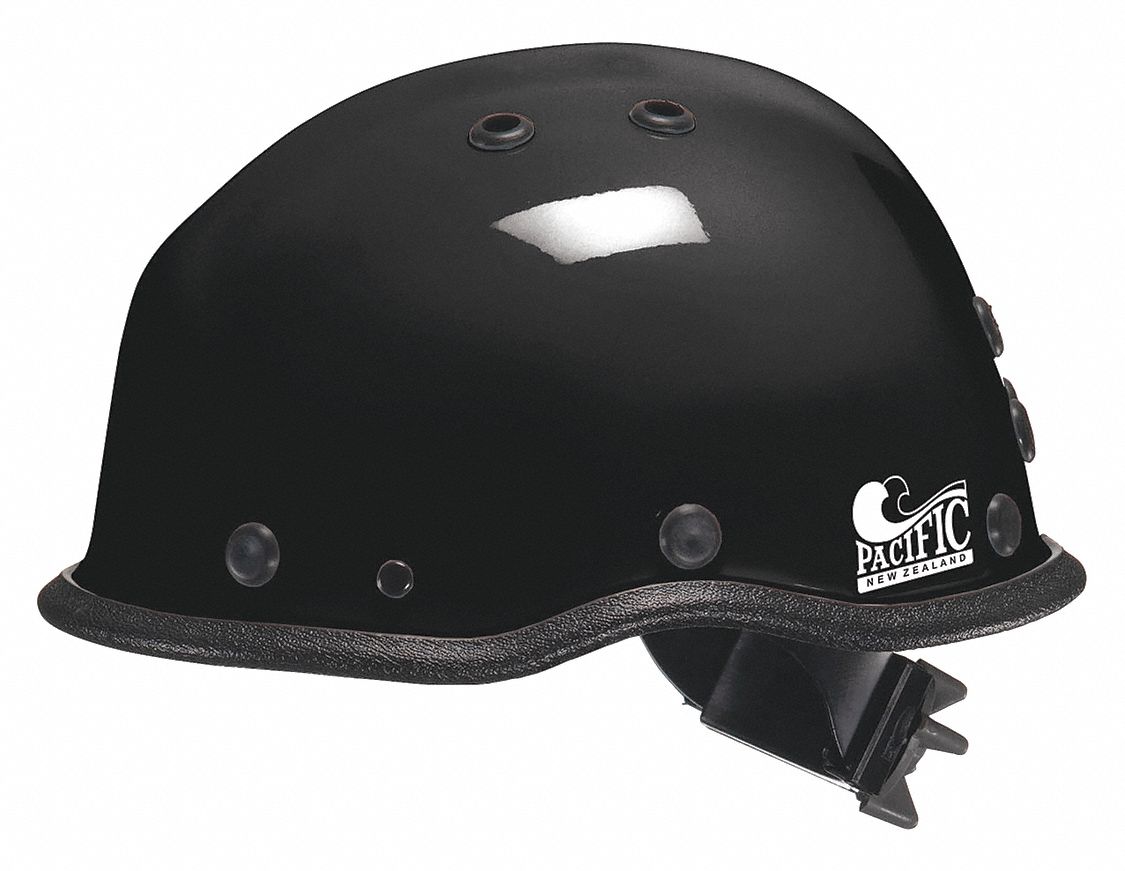 Rescue Helmet: One Size Fits Most Fits Hat Size, Black, Kevlar(R) Composite, Modern, Ratchet