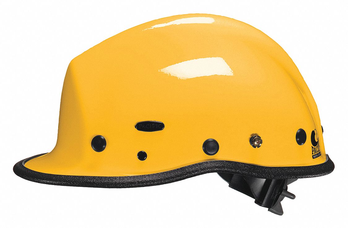 PACIFIC HELMETS, One Size Fits Most Fits Hat Size, Yellow, Rescue ...
