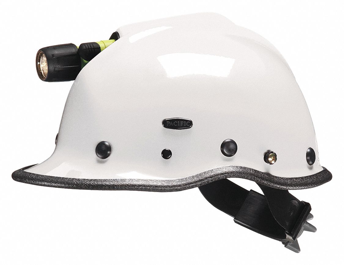 PACIFIC HELMETS White Rescue Helmet, Shell Material Kevlar(R