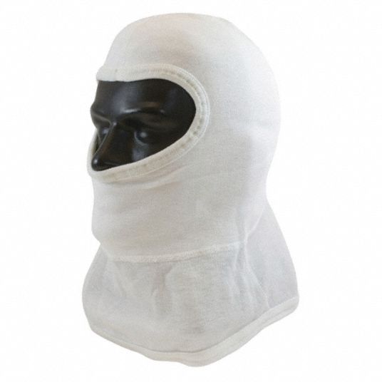 PIP Fire Hood: Nomex(R)/Lenzig, Straight Cut, 18 in Lg, White - 483T15 ...