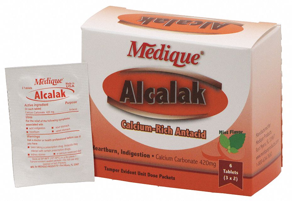 Antacids and Indigestion: Mint, 6 Individual Doses