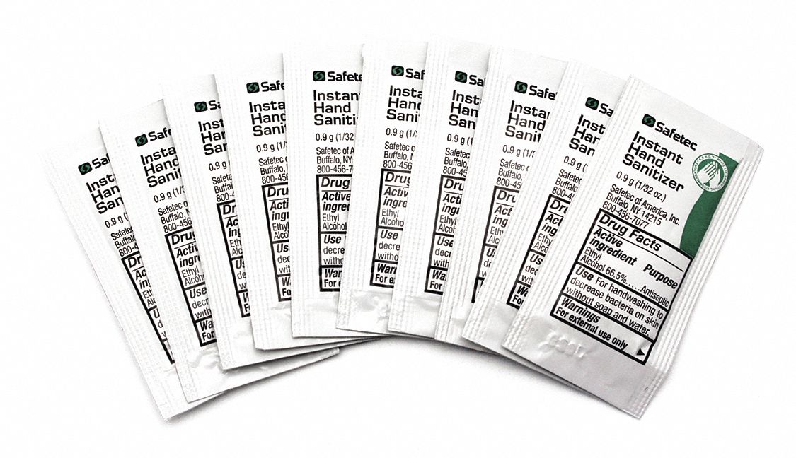 Hand Sanitizer, Liquid Solution, PK10