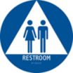 Circle Restroom Signs