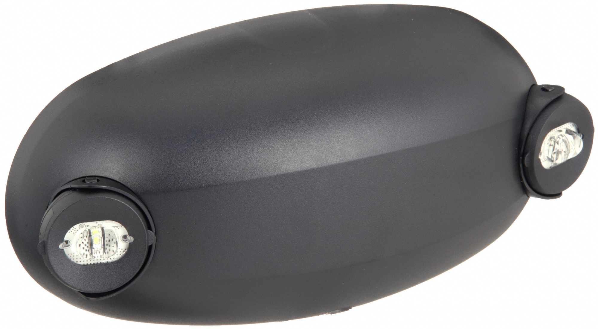 Emergency Light: LED, Damp Location Rated, 1.2 W Lamp Watt, 120/277V AC, 4.8 W Emergency Watt, Black