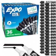 Dry Erase Markers Black PK36