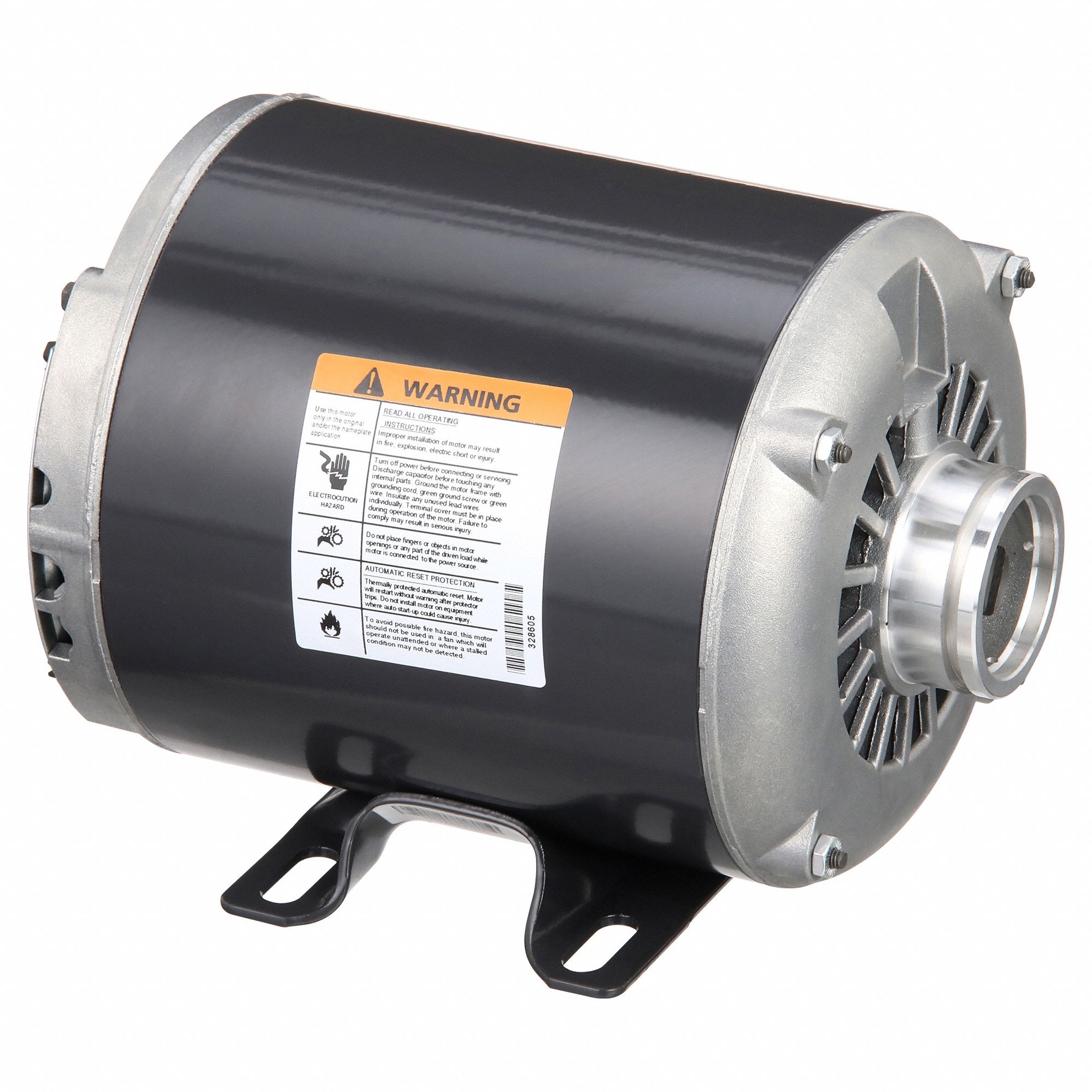 CARBONATOR PUMP MOTOR, RIGID BASE MOUNTING, 1/3 HP, 1,725 NAMEPLATE RPM, 115 V AC, 48YZ FRAME