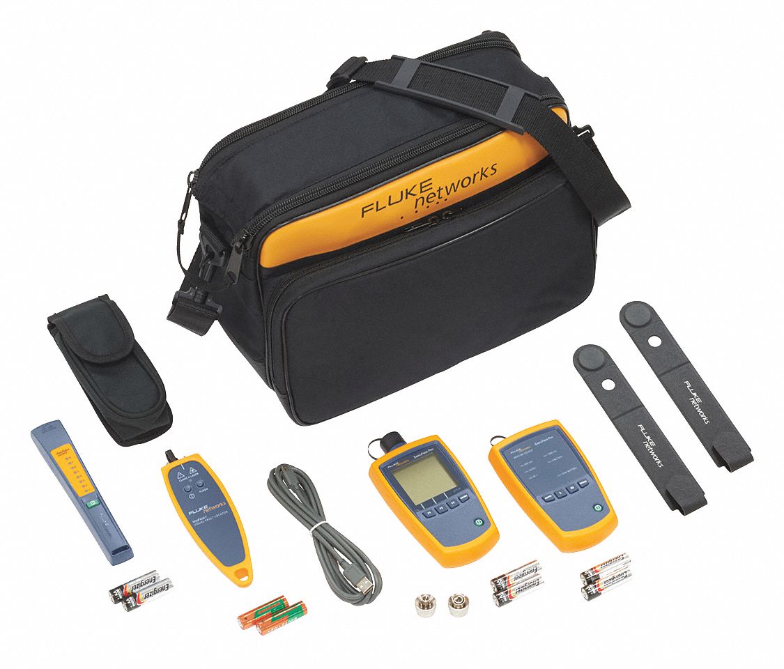 FLUKE NETWORKS Optical Power Meter, LCD, Measures Multimode Fiber Links
