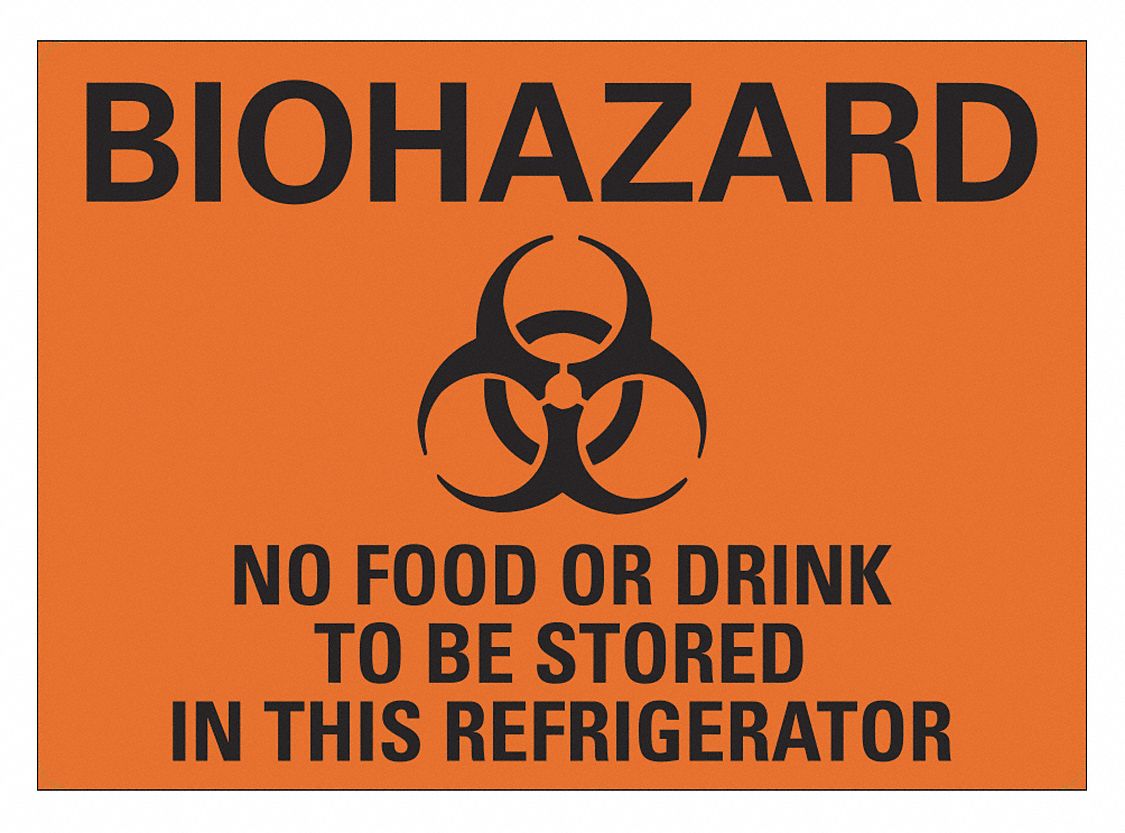 Caution Sign: Non-PVC Polymer, Adhesive Sign Mounting, 7 in x 10 in Nominal Sign Size