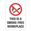 This Is A Smoke-Free Workplace Signs