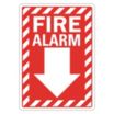 Fire Alarm With Down Arrow Signs