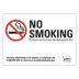 No Smoking Pursuant To The Iowa Smokefree Air Act Signs