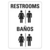 Restrooms/Banos Signs