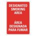 Designated Smoking Area/Area Designada Para Fumar Signs