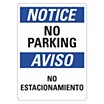 Notice/Aviso: No Parking/No Estacionarse Signs image